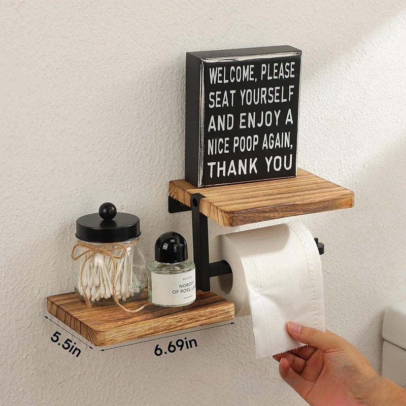 Fashion Personalized Bathroom Shelf Roll Stand