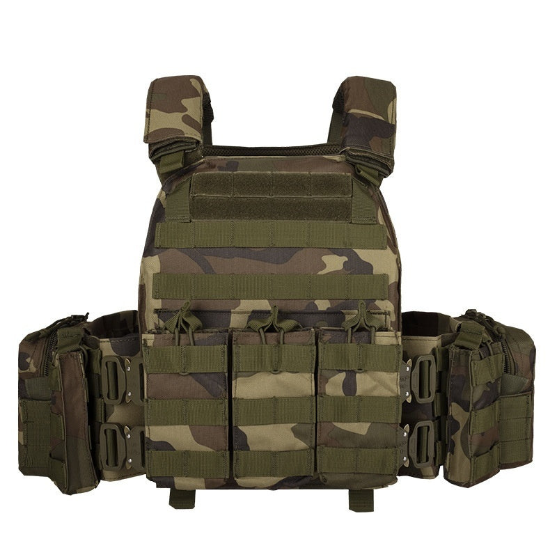 Polyester Men's Outdoor Training Wear Wear-resistant Camouflage Tactics Vest