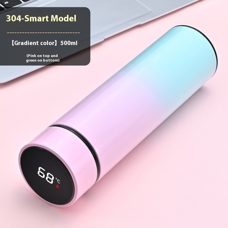 Intelligent Gradient Color Temperature 304 Stainless Steel Vacuum Cup