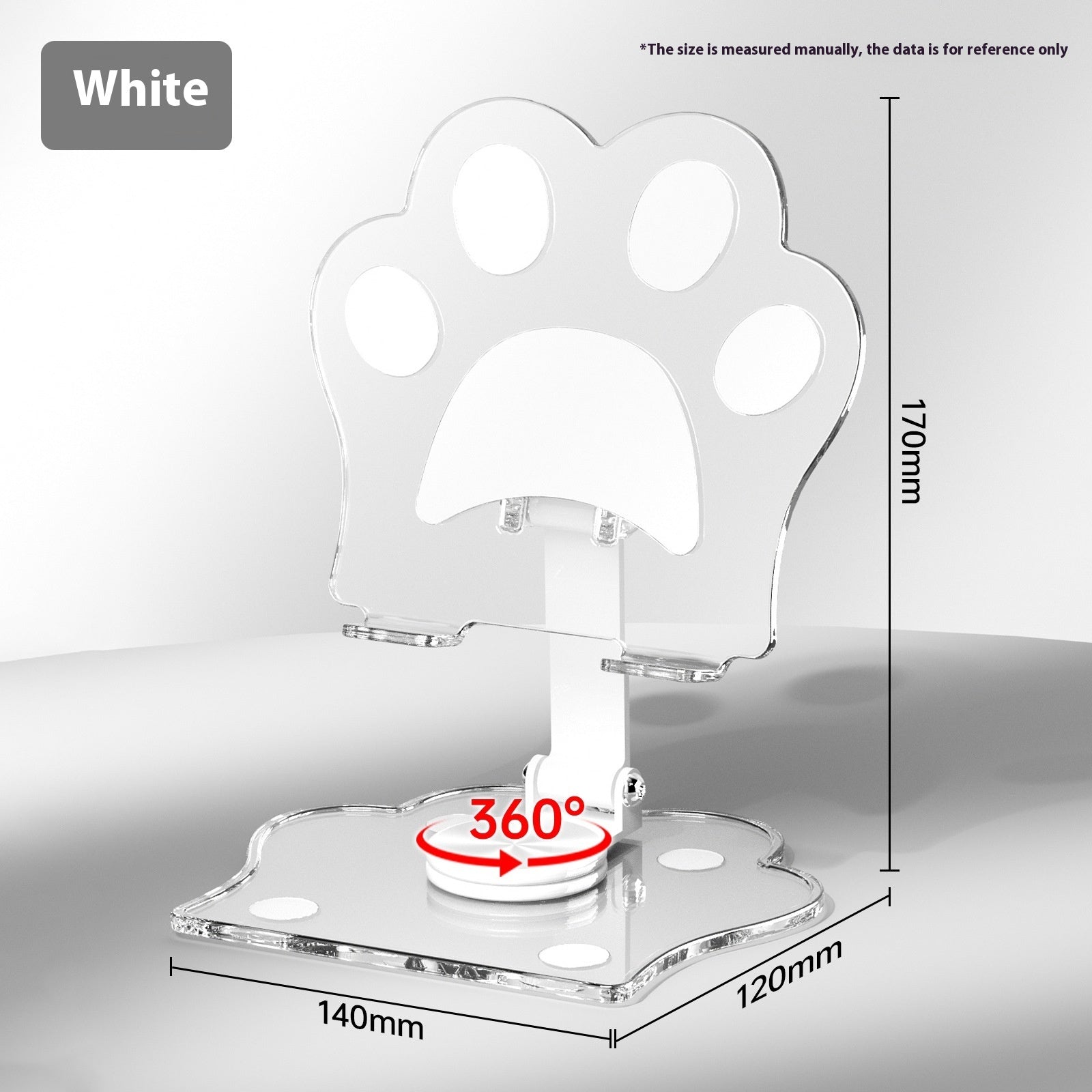 Acrylic Rotating Mobile Phone Stand Desktop