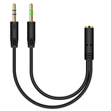 One Divided Into Two Adapter Desktop Computer Headset Audio Cable