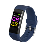 Smart Color Screen Sport Step Counting Heart Rate Blood Pressure Music Weather Bracelet