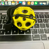 70mm Solid Wrist Elastic Holed Balls Decompression Toy