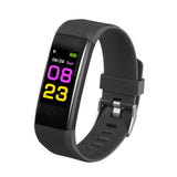 Smart Color Screen Sport Step Counting Heart Rate Blood Pressure Music Weather Bracelet