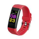 Smart Color Screen Sport Step Counting Heart Rate Blood Pressure Music Weather Bracelet