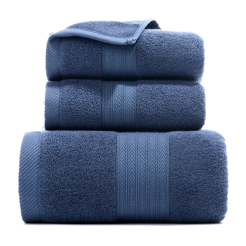 Pure Cotton Towels Three-piece