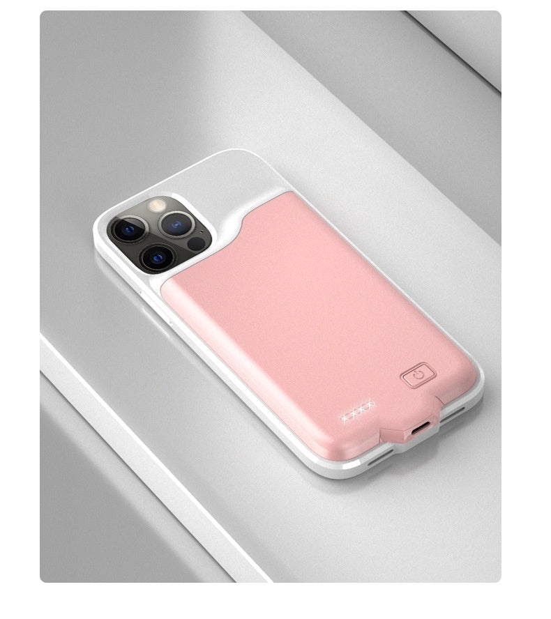 Simple Solid Color Ultra-thin Shell Back Splint Power Bank