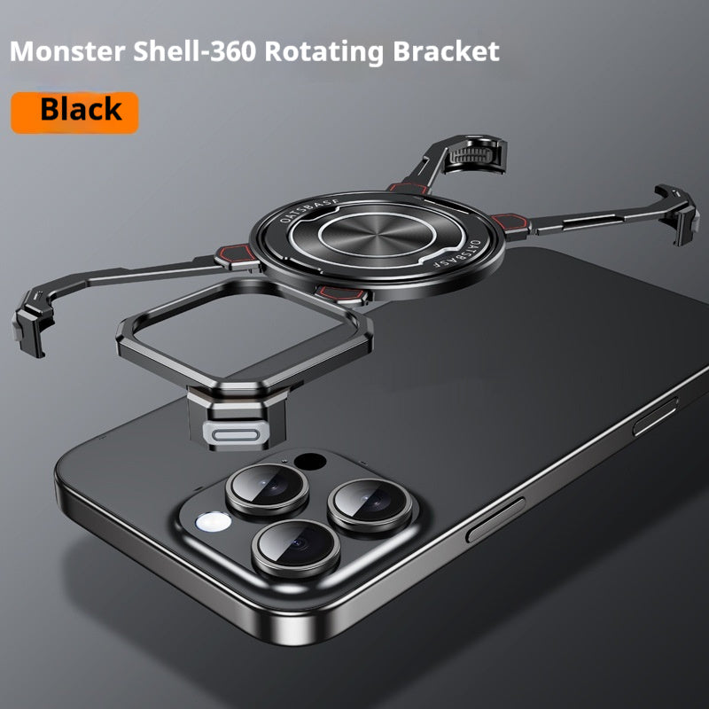 Magic Claw Shell Metal Phone Case Magnetic Suction Rotating Bracket Protective Sleeve