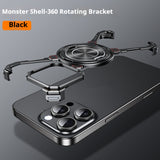 Magic Claw Shell Metal Phone Case Magnetic Suction Rotating Bracket Protective Sleeve