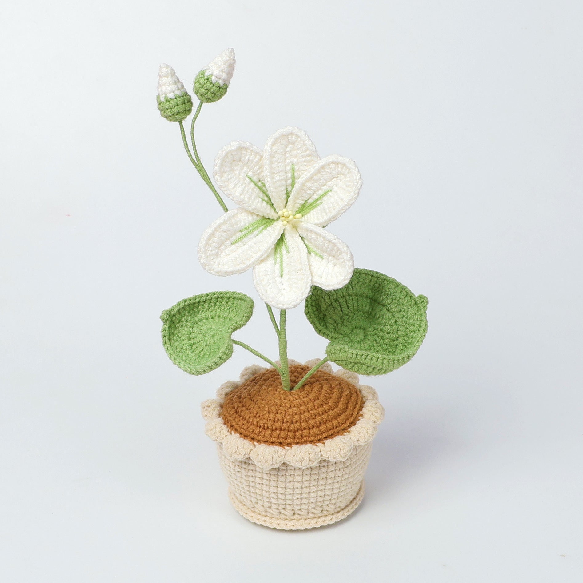 Handmade Wool Knitted Flower Pot