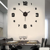 Creative Digital Luminous DIY Wall Clock