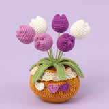 Handmade Wool Knitted Flower Pot