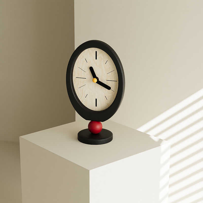 Creative Clocks Desktop Clock Display Living Room Desktop Ornaments