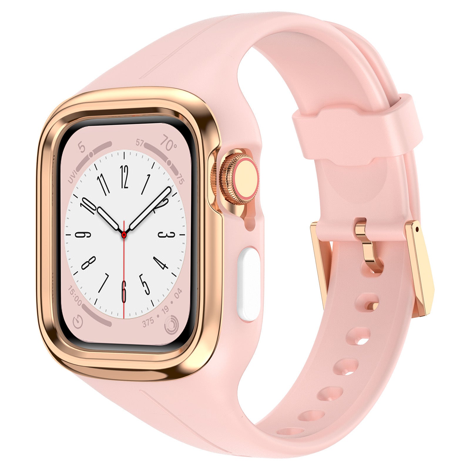 Liquid Silicone Strap With Stainless Steel Frame Shell Set