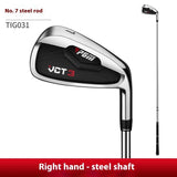 Golf Iron with Carbon Steel Shaft
