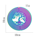 Gradient Color 3D Rotating Wind Hanging Ornament