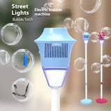 Cross-border Automatic Rose Sunflower Street Lamp Bubble Machine