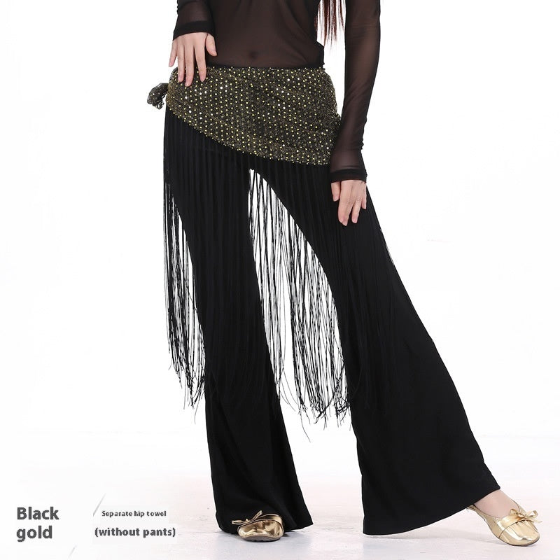 Highlight Tassels Waist Chain Practice Clothes Hip Scarf