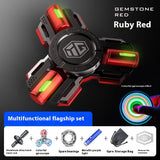 Glowing Fingertip Spinning Top Metal Pressure Reduction Toy