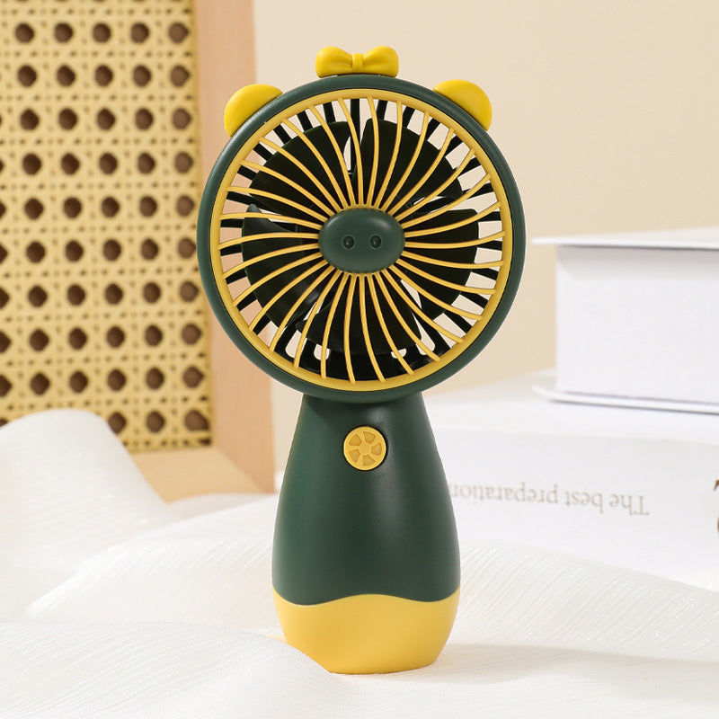 Small Handheld Fan Portable With Rope Mini USB Charging Fan