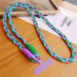 Crossbody Three-strand Horse Tail Mobile Phone Lanyard