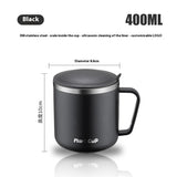 304 Stainless Steel Mug Cup Double Wall Insulation Anti-scalding Coffee Cup