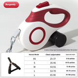 Dog Automatic Retractable Leash Explosion-proof Medium And Large Out Dog Chain With Trash Can Pet Dog Leash