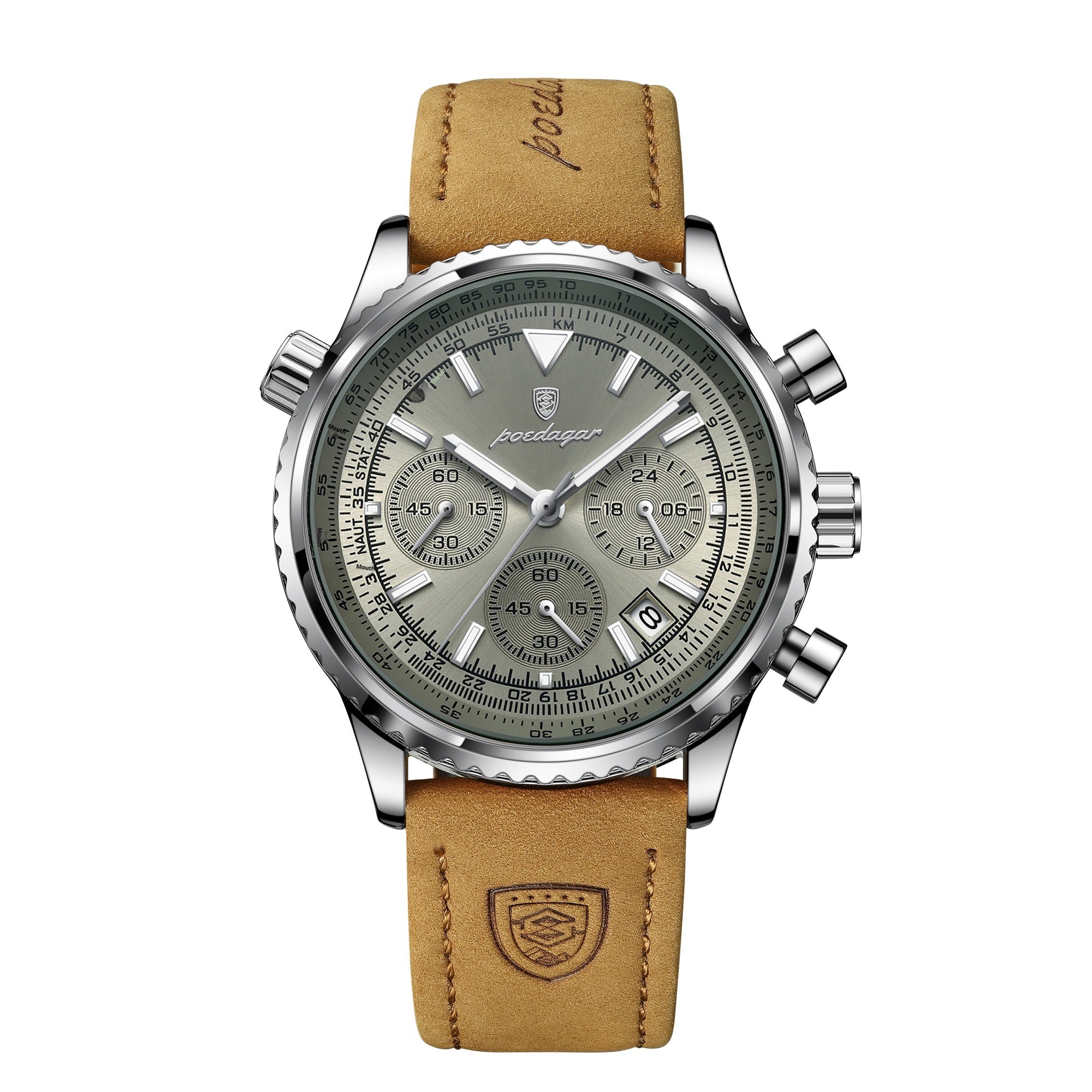 Men's Multifunctional Fashionable Waterproof Night Light Watch