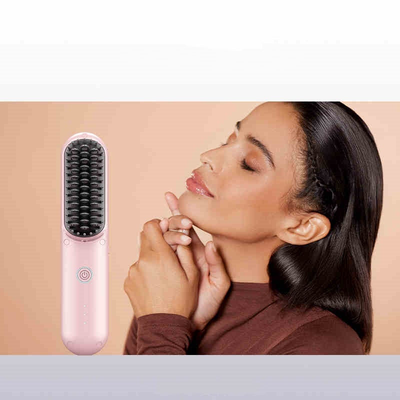 Lite Wireless Straight Comb Anion Portable Fluffy Anti-scald Straight