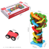 Children's Colorful Multi-layer Inertial Sliding Car Track Gliding Car