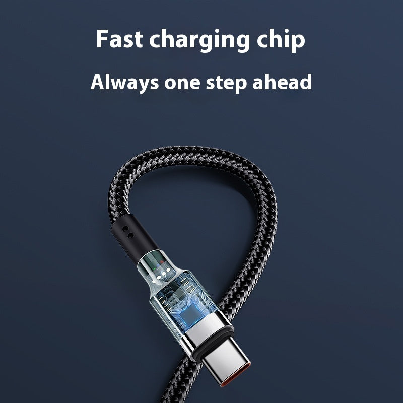 6A Double USB Type-C Cable 120W Fast Charge