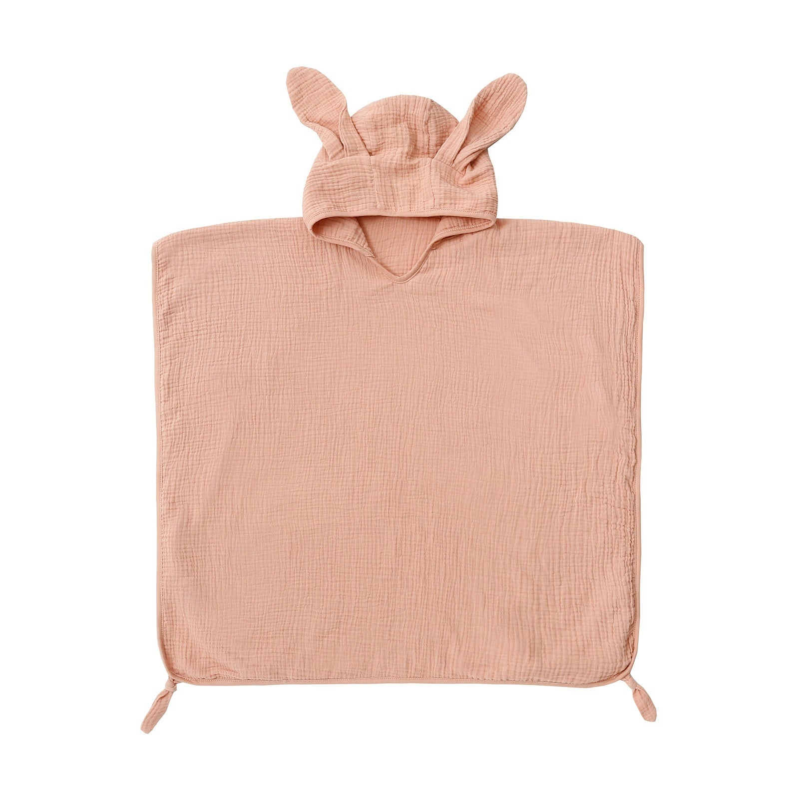 Cotton Gauze Children's Hooded Bath Towel