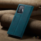 Youth Business Frosted Vintage Flip Leather Case