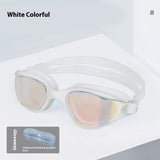 One-piece Silicone Large Frame Large Vision Waterproof Swimming Goggles