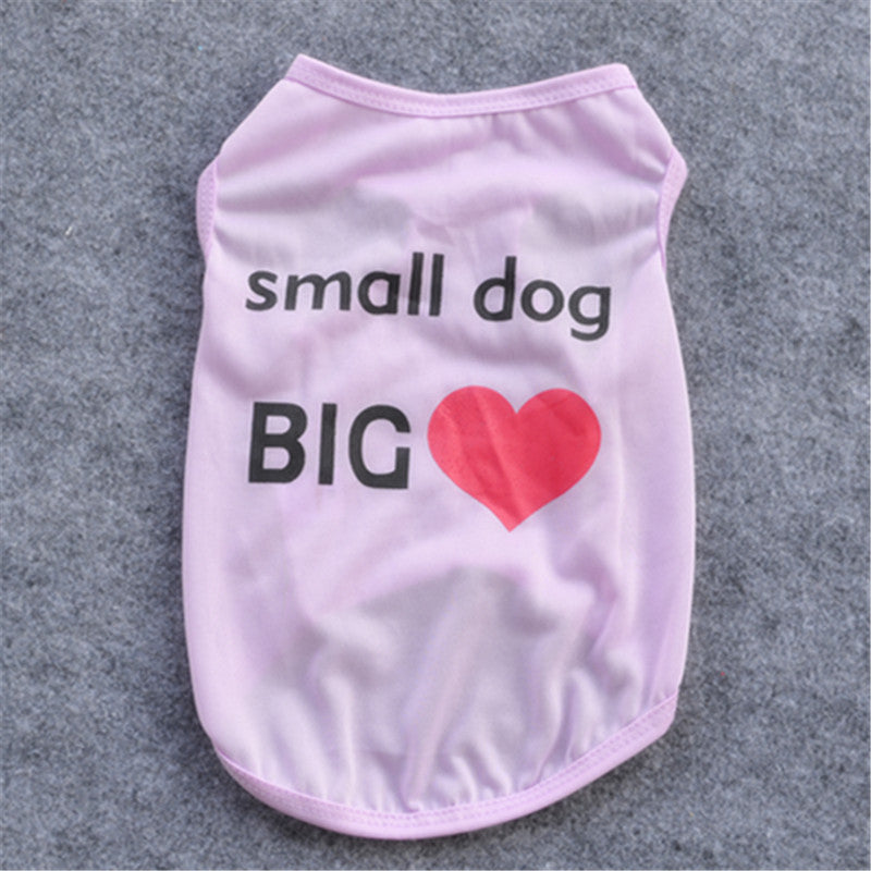 Pet Clothing Puppy Summer Vest Polyester Breathable