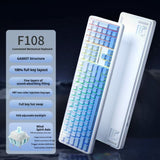 F108pro Wireless Bluetooth Three-model Customized Mechanical Keyboard