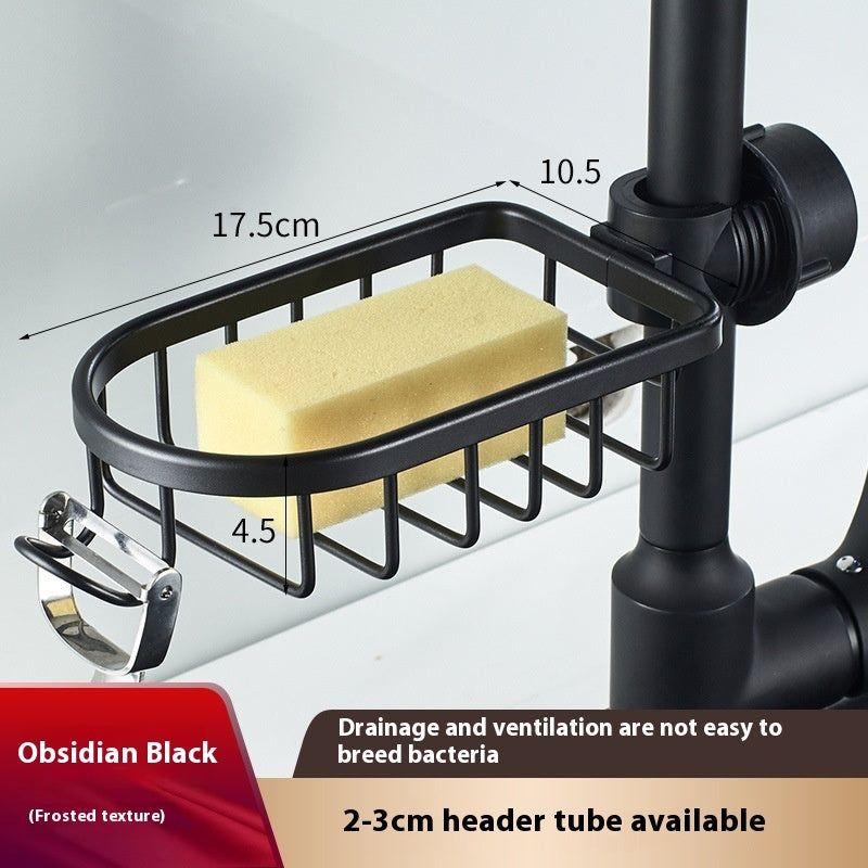 Kitchen Racks Hanging On A Faucet Household