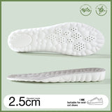 Height Increasing Insole High Elastic Shockproof Breathable Sweat Absorbing