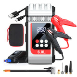 Integrated Emergency Car Jump Starter and Air Pump Tire Inflator