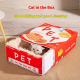 Rectangular Fully Enclosed Sense Of Security Pet Bed