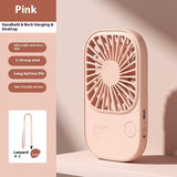 Handheld Portable Portable Small Mini Rechargeable Ultra-quiet Office Desk Small Electric Fan