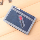 Jemiru Tri-fold Canvas Wallet Men's Short