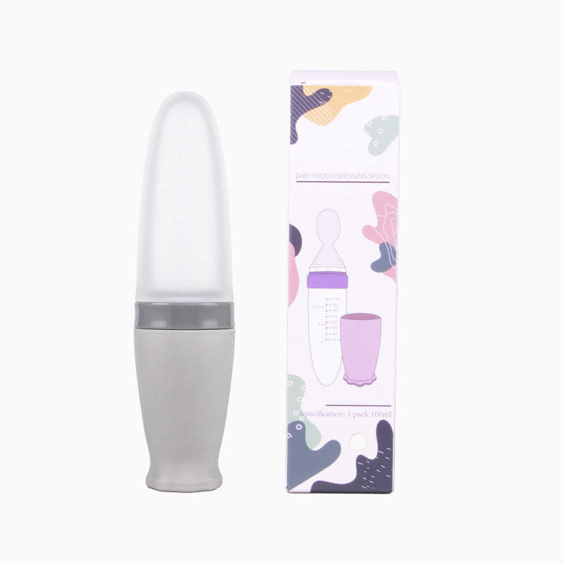 New Squeeze Food Grade Liquid Silicone Rice Paste Bottle