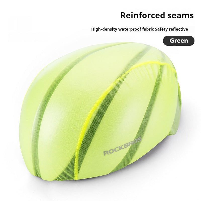 Bicycle Rainproof Dust Cover Mountain Highway Riding Hat Helmet