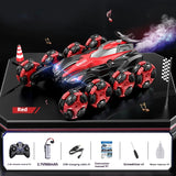 Eight-wheel Gesture Induction Remote Control Deformation Rock Crawler Spray Drift Tumbling Stunt Car