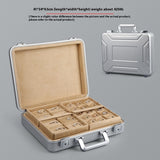 Portable Handheld Aluminum Alloy Jewelry Box