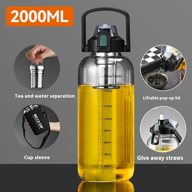 Hand-held Water Cup Large Capacity Men's Summer Sports Drop-resistant