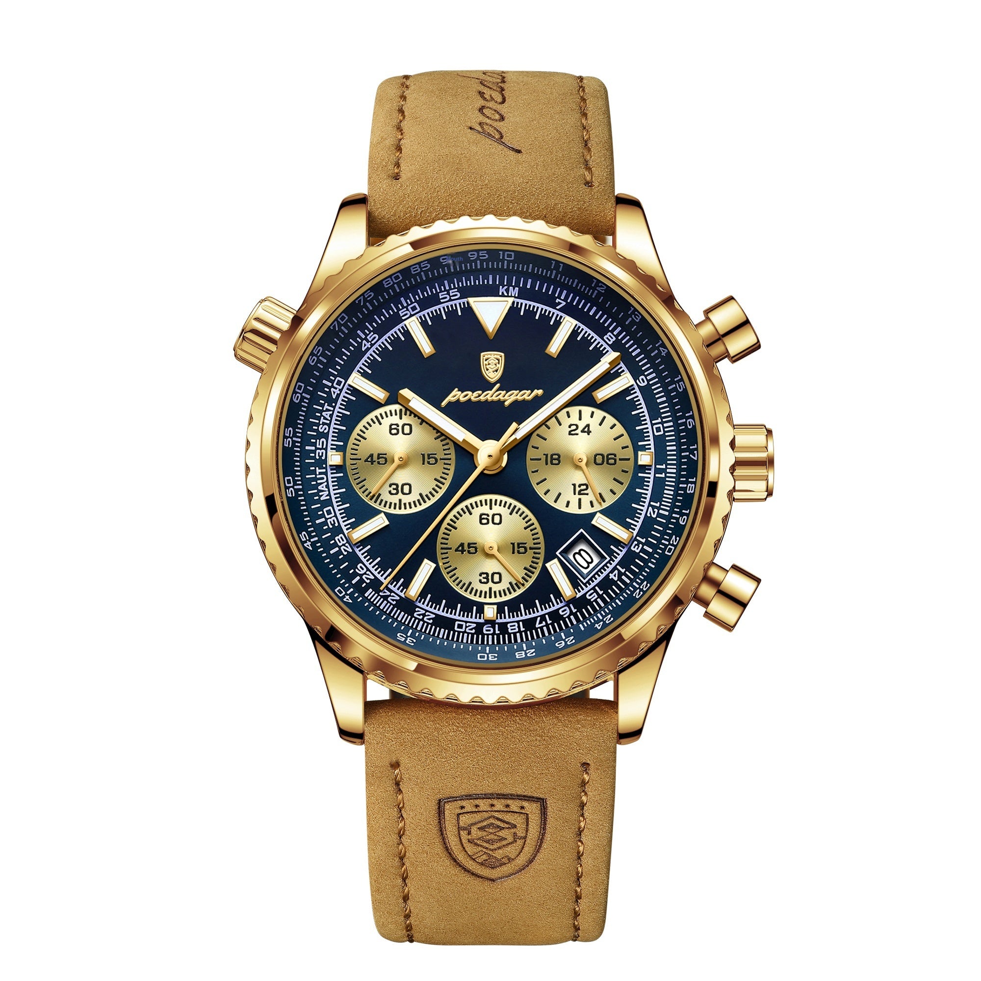 Men's Multifunctional Fashionable Waterproof Night Light Watch