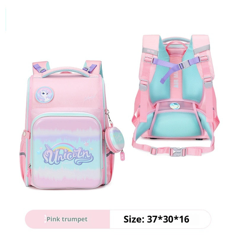 Large Capacity Waterproof Schoolbag For Elementary School Students And Girls