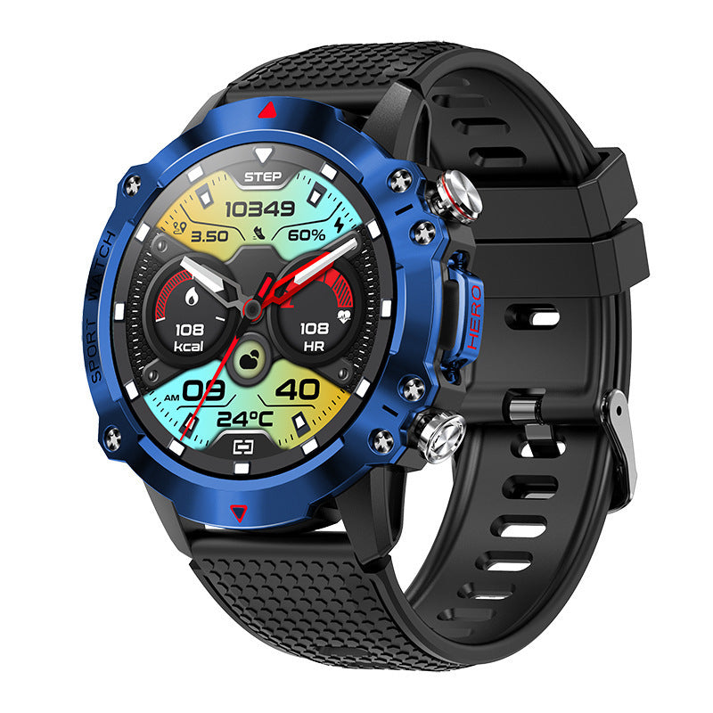 Outdoor Pedometer Weather Heart Rate Blood Pressure Smart Watch